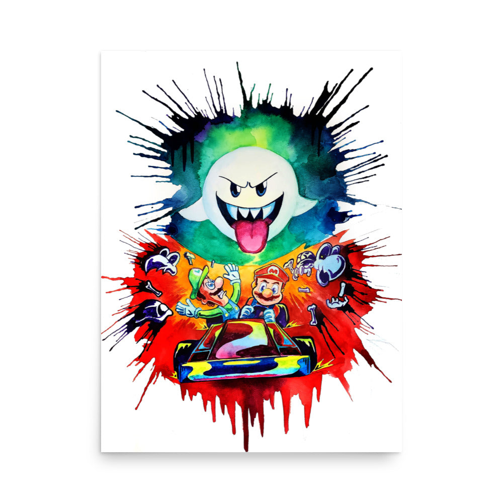 Mario Boo Poster